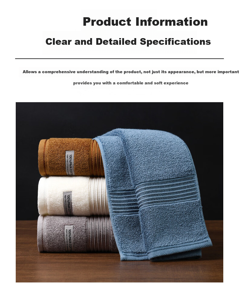 MINISO Pure Cotton Absorbent Towel Thickened Solid Color Antibacterial Face Towel Pink Purple + Orange Blue 5