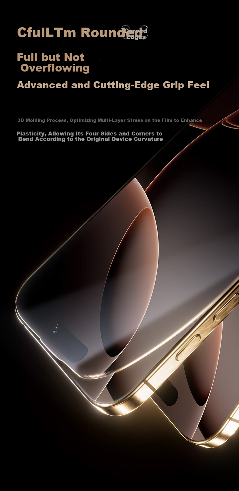 Benks Camera Lens Protector for Apple IPhone 16 Pro/16 Pro Max, Anti-Scratch Wear-Resistant Integrated Protective Film for Rear Camera 9