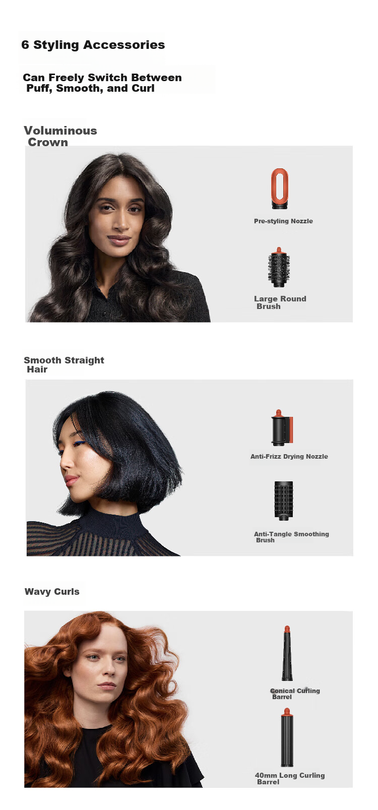 DYSON HS08 Airwrap Complete Smart Multi-Functional Hair Styler Airwrap Curling Iron Multi-Functional All-in-One Gift Recommended Ceramic Blue Green 5