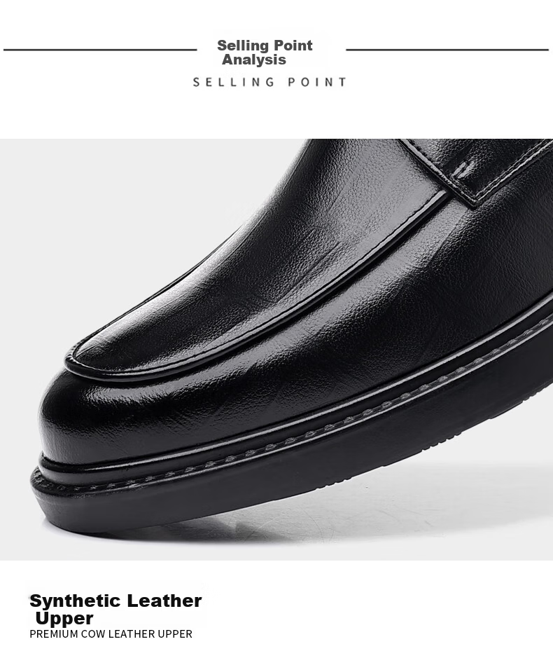 MULINSEN Men's Business Formal Leather Shoes Black Versatile Work Commuting Wedding Shoes RY9023 7
