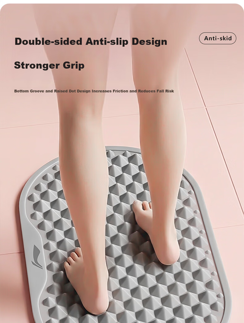 Li-Ning Acupressure Foot Massage Pad Soft Food-Grade Silicone Sole Reflexology Toe Pressure Board for Meridian Stimulation 14