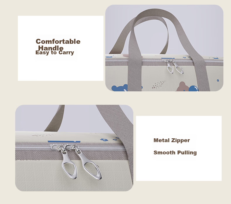 40,000km Thickened Oxford Cloth Quilt Storage Bag Large Capacity Clothes Storage Pack Moving Bag 75L 7