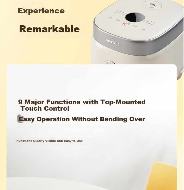 Joyoung 3L Household 0-Fluoride Enamel Ceramic Rice Cooker Honey Jar Style Electric Pressure Rice Cooker 20-Minute Quick Cook Multifunctional Rice Cooker F-30NF02 27