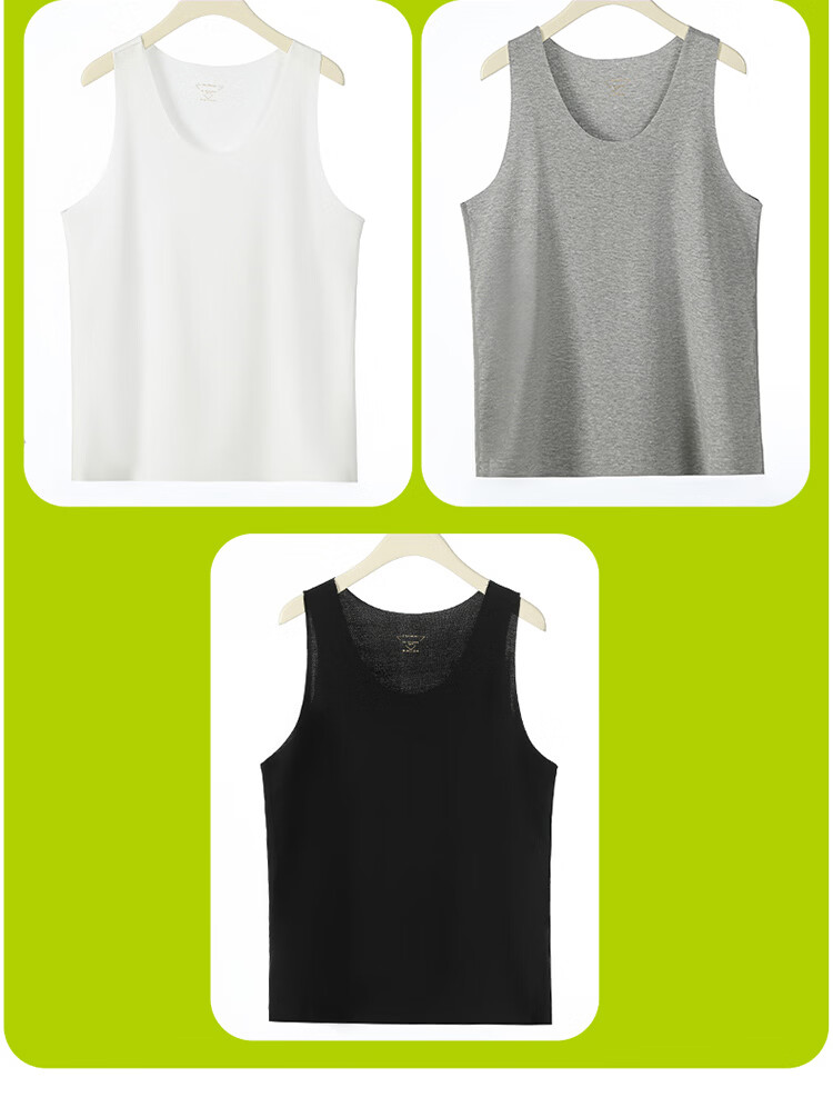 Langsha Modal Men's Sleeveless Breathable Undershirt Anti-Mite Sports Fitness Tank Top 2026 Summer New Arrival 16