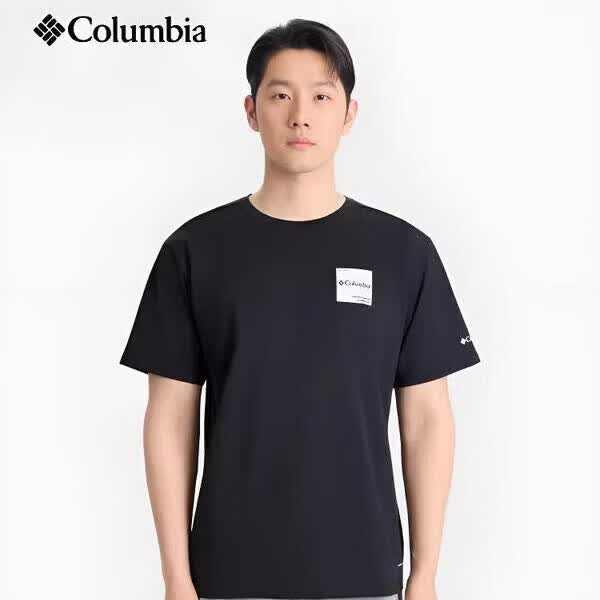 Columbia 26 New Men's Quick-Dry Short Sleeve Ice Cooling Breathable Moisture-Wicking T-Shirt XE8500 010 M