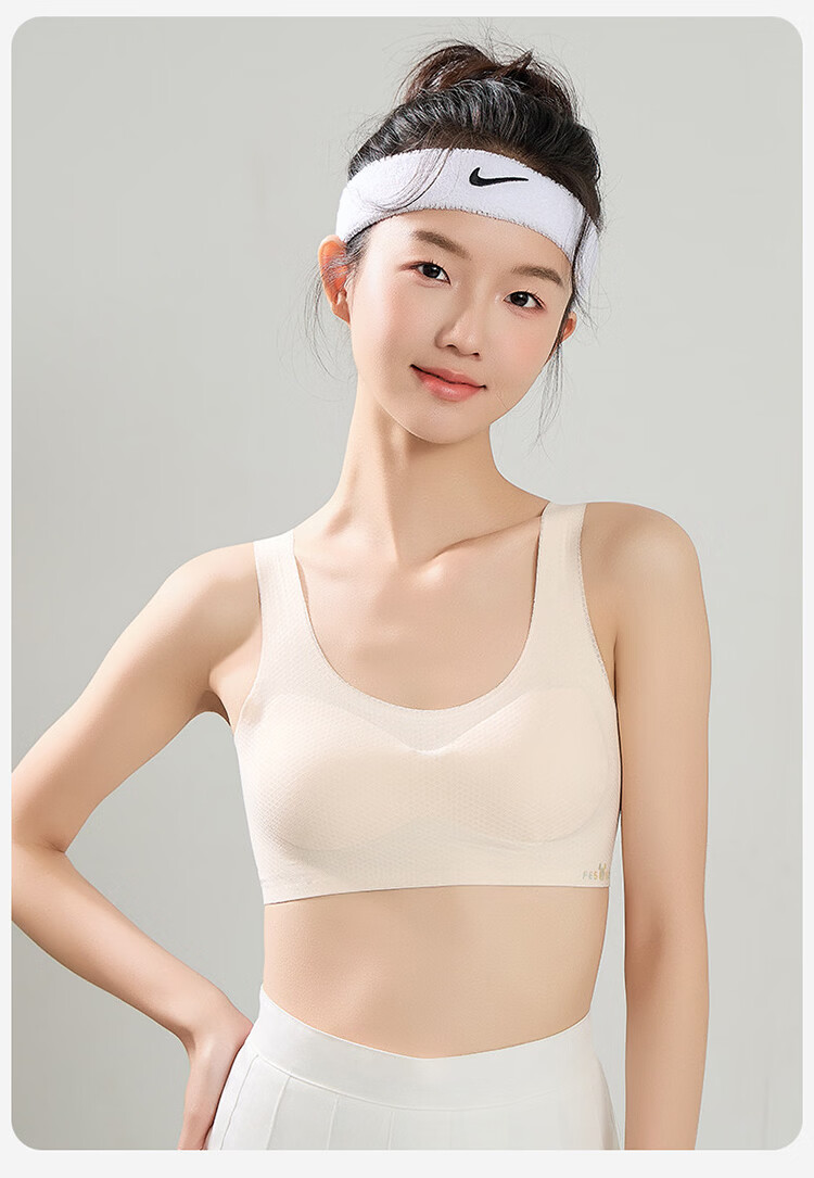 GUJIN Summer Lightweight Girls' Bra Development Period Underwear for Older Children High School Students Youth Vest White Pink XL 20