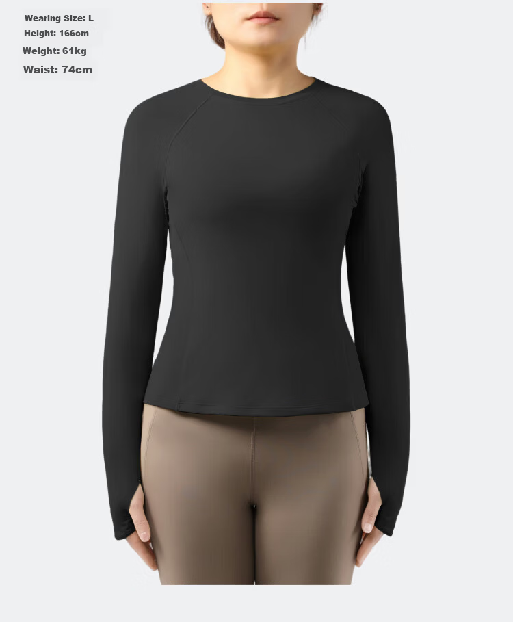 Beneunder Women's Sports Sun Protection Jacket Long Sleeve Quick-Dry Breathable Base Layer Shaping Top HE018 Burgundy Purple XL 29