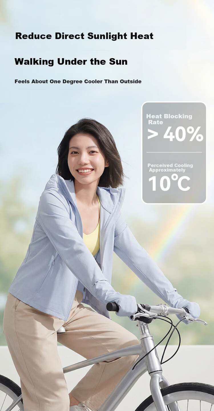 JD Jingzao [Best Seller 10K+] Men's Summer UV Protection Jacket Unisex Light Coffee Gray M 9