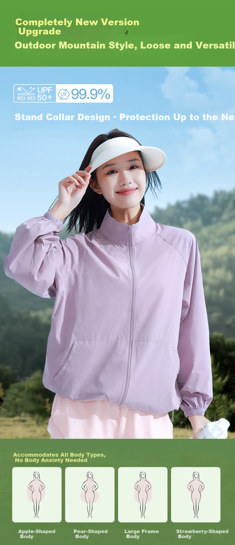 MiiOW 【UPF50+】 Women's Sun Protection Jacket 2025 New Summer Cool Lightweight Breathable UV Protection Ice Silk Sunscreen Coat 4