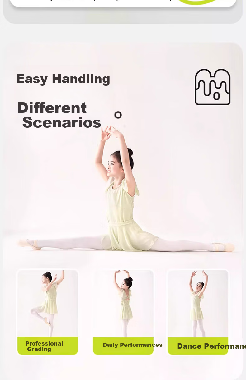 Mianqixiong Children's Dance Socks Spring and Autumn Air-conditioned Room Special Tights White Pantyhose Girls Indoor Leggings - M 14