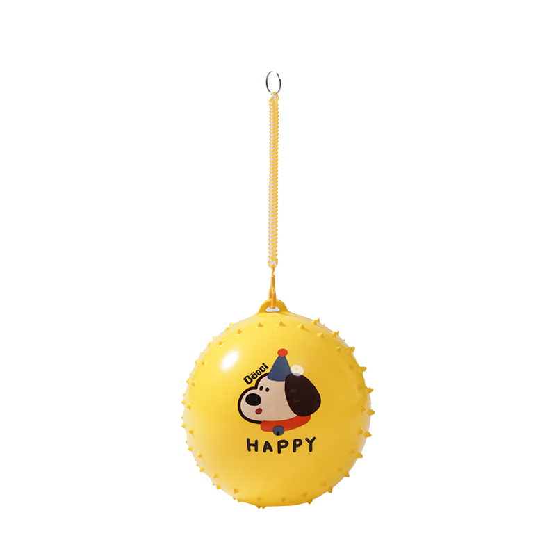 Bobby Superman Children's Elastic Ball with Strap Toddler Inflatable Pat Ball Baby Infant Toy
