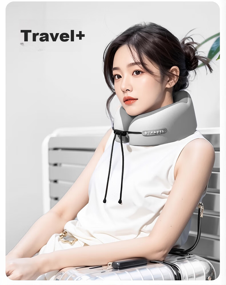 Yalu U-Shaped Neck Pillow Memory Foam Travel Sleep Cervical Support Office Car Airplane Cushion 12