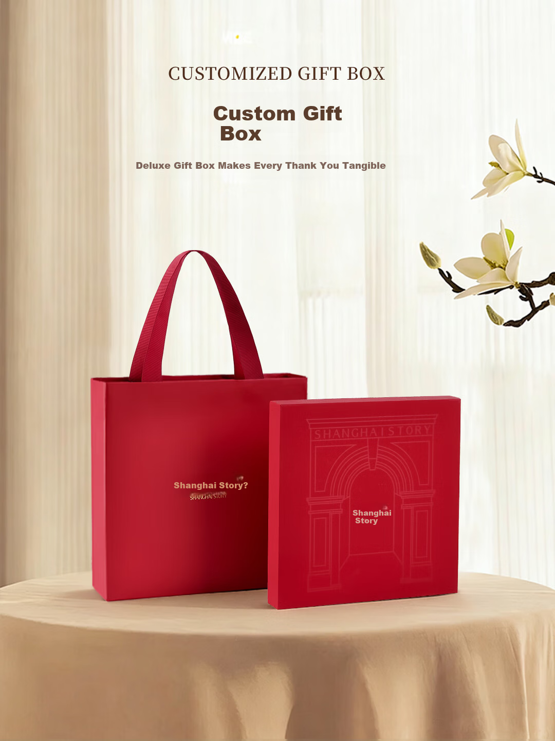 Shanghai Story Silk Scarf Gift Box 100% Mulberry Silk Satin Scarf Shawl Birthday Mother's Day Gift for Mom 14