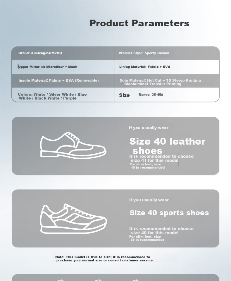 KUMPOO 2025 New Featherlight D21 Breathable Non-Slip Durable Professional Badminton Shoes White/Black Size 36 12