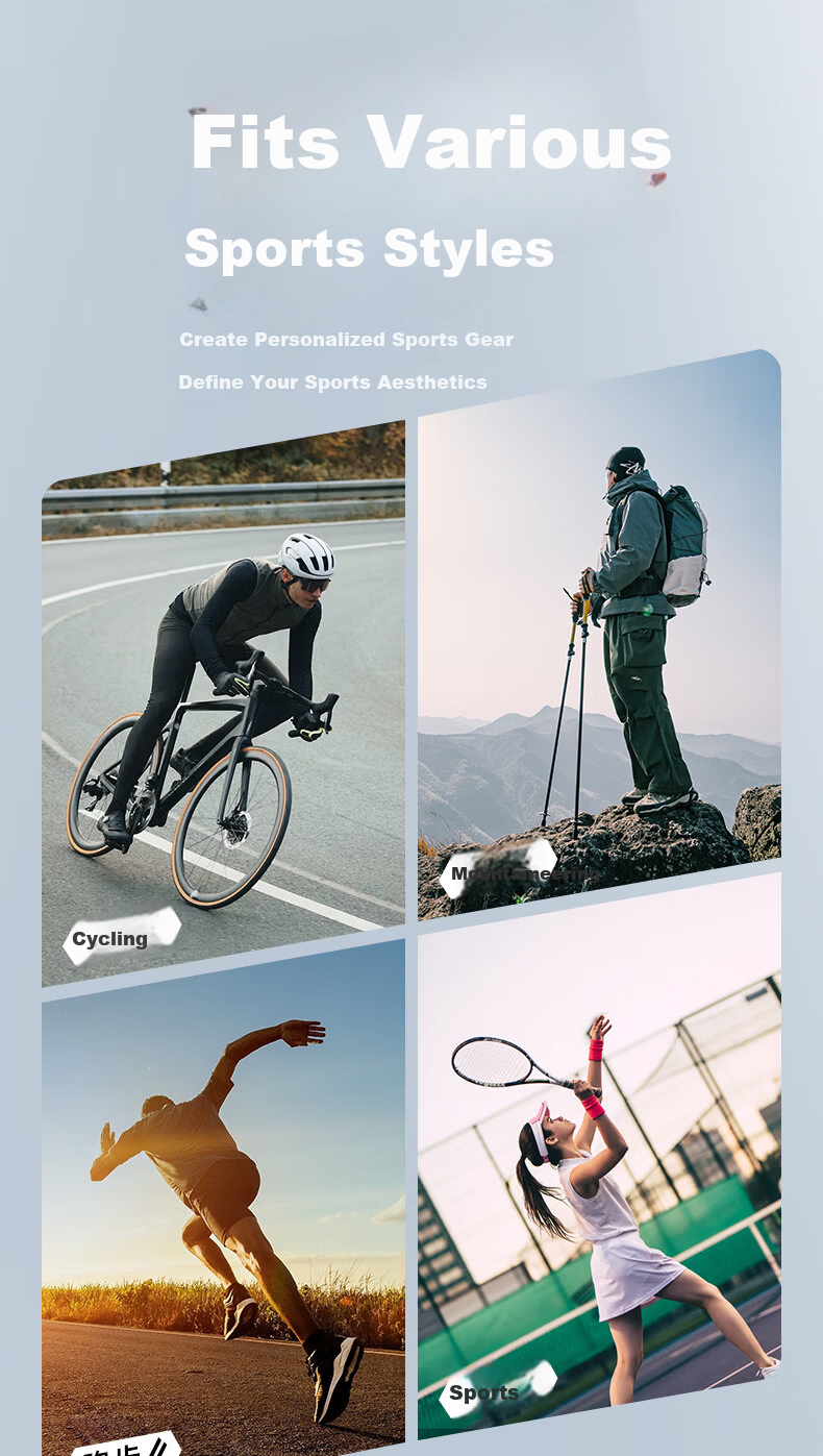 CHAINGO Sports Photochromic Glasses Clip-On Prescription Sunglasses Mountaineering Goggles Outdoor Windproof UV Protection Sunglasses 4