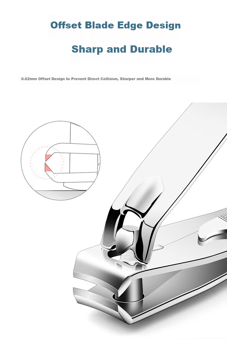 UPLUS Nail Clipper with File Sharp Durable Adult Nail Cutter 3