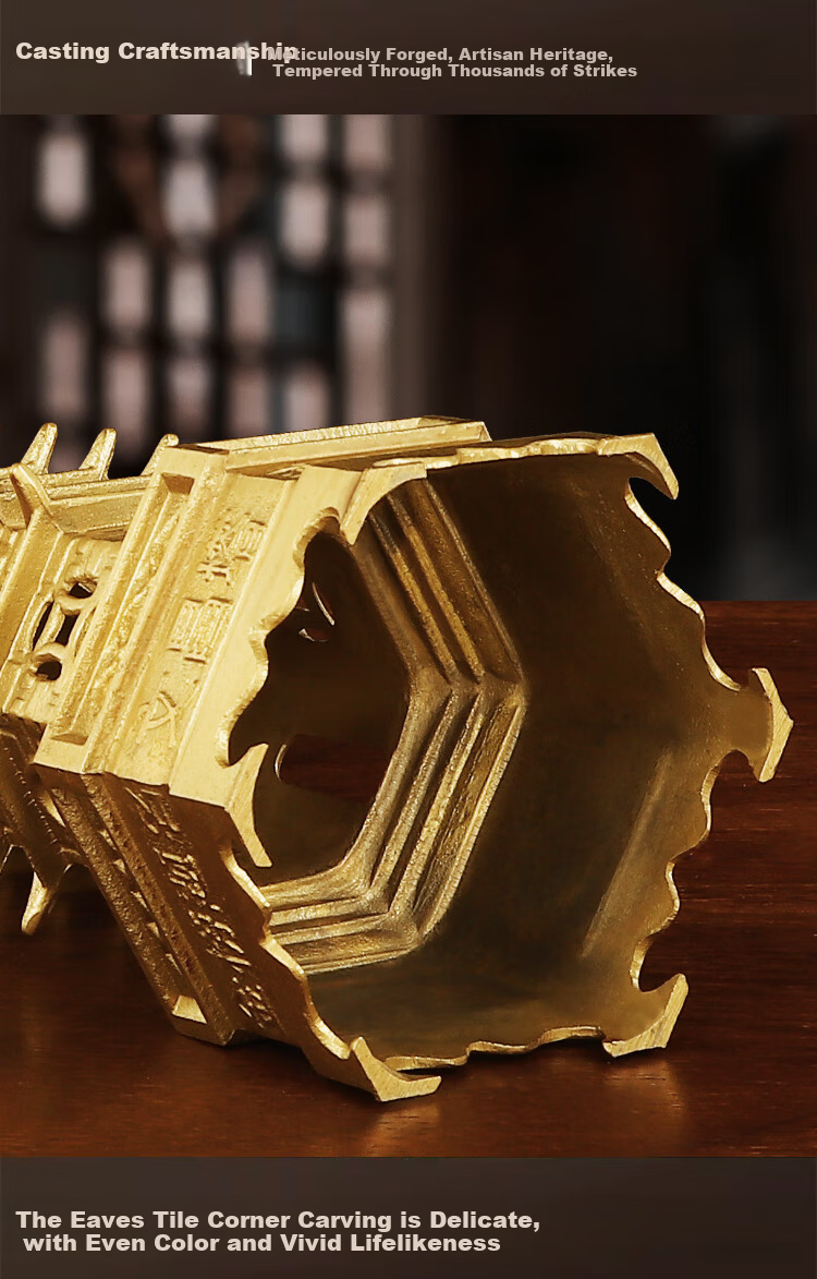Bin Yue Wenchang Pagoda Brass 13-Layer Wenchang Tower 13 Layers Academic and Career Advancement Motivational Gift 10