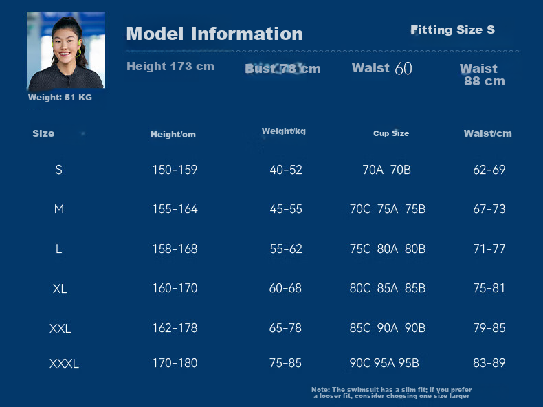 WATERTIME / Shuichuan One-Piece Swimsuit for Women, Short-Sleeve Square-Leg Adult Professional Swimwear, High-End Hot Spring Bathing Suit M 2