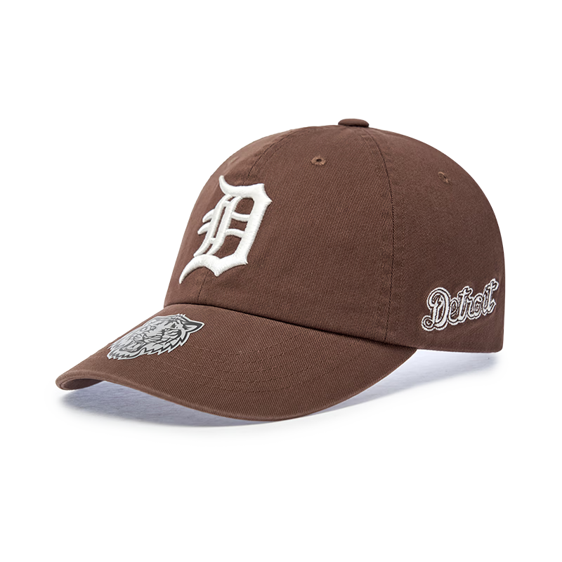 MLB KARINA Unisex Adjustable Embroidered Soft Top Baseball Cap 3ACPB245N-46BRN