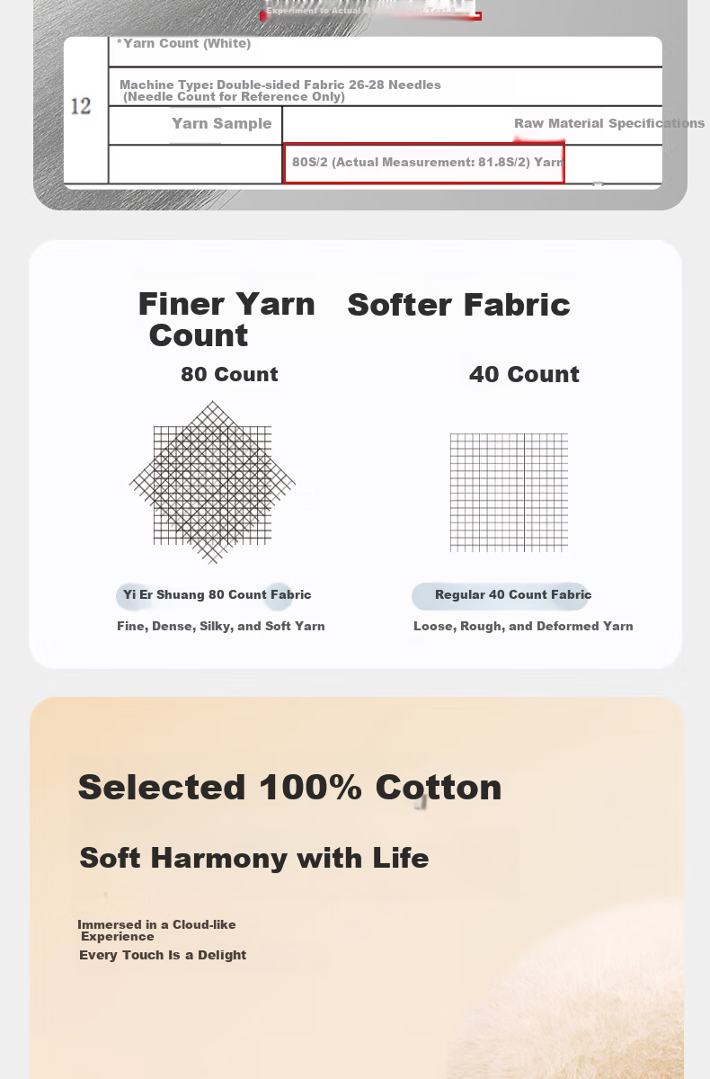 Yiershuang [80s 100% Pure Cotton] Premium Thermal Underwear Set for Women, Crew Neck Autumn Top and Bottom Gift Box Set 4