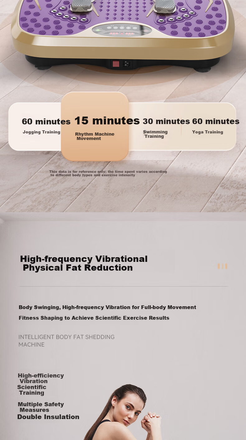 Smart VK Fat Burning Shaker Vibration Slimming Machine Home Fitness Equipment for Weight Loss and Belly Fat Reduction 8