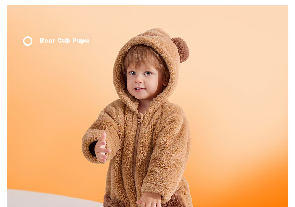 Betis Baby Clothes Autumn Winter Thickened Fleece Lined Warm Unisex Infant Romper Jumpsuit Winter Outdoor Crawling Suit 31