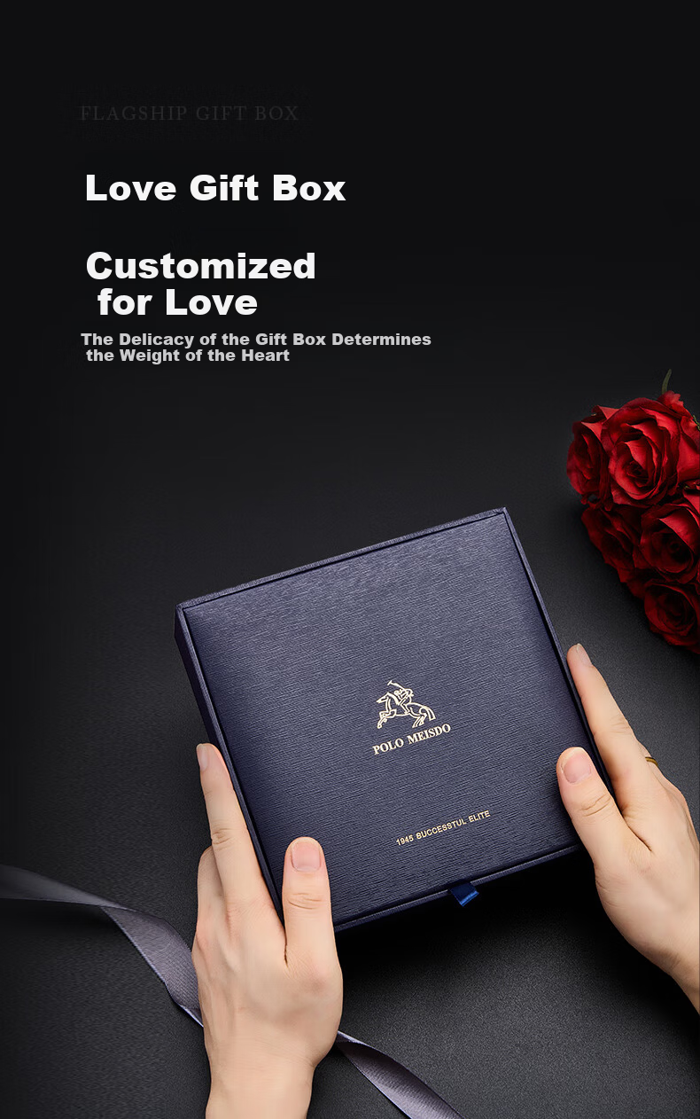Paolo Mest Men's Genuine Leather Short Wallet Gift Box Practical Birthday Present for Boyfriend Husband Father JD Self-operated 3