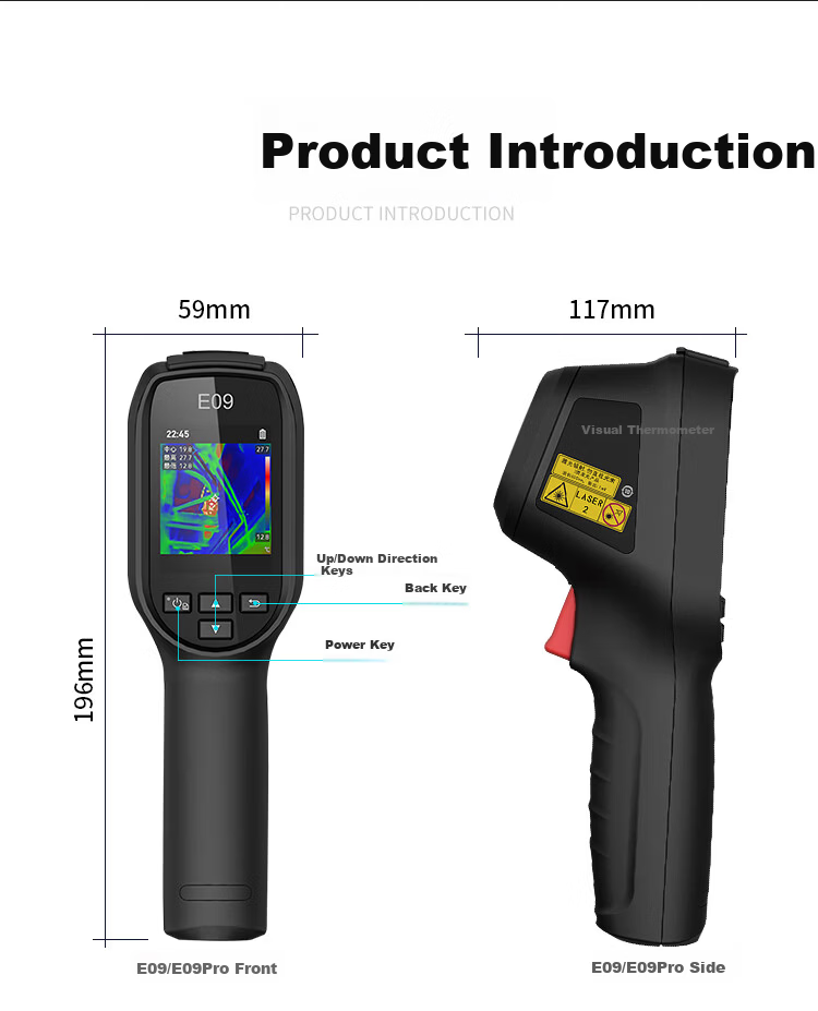 HIKMICRO E09 Thermal Imaging Camera High-Definition Infrared Thermal Imager Night Vision Industrial Temperature Measurement Floor Heating Inspection Leak Detection Device 4