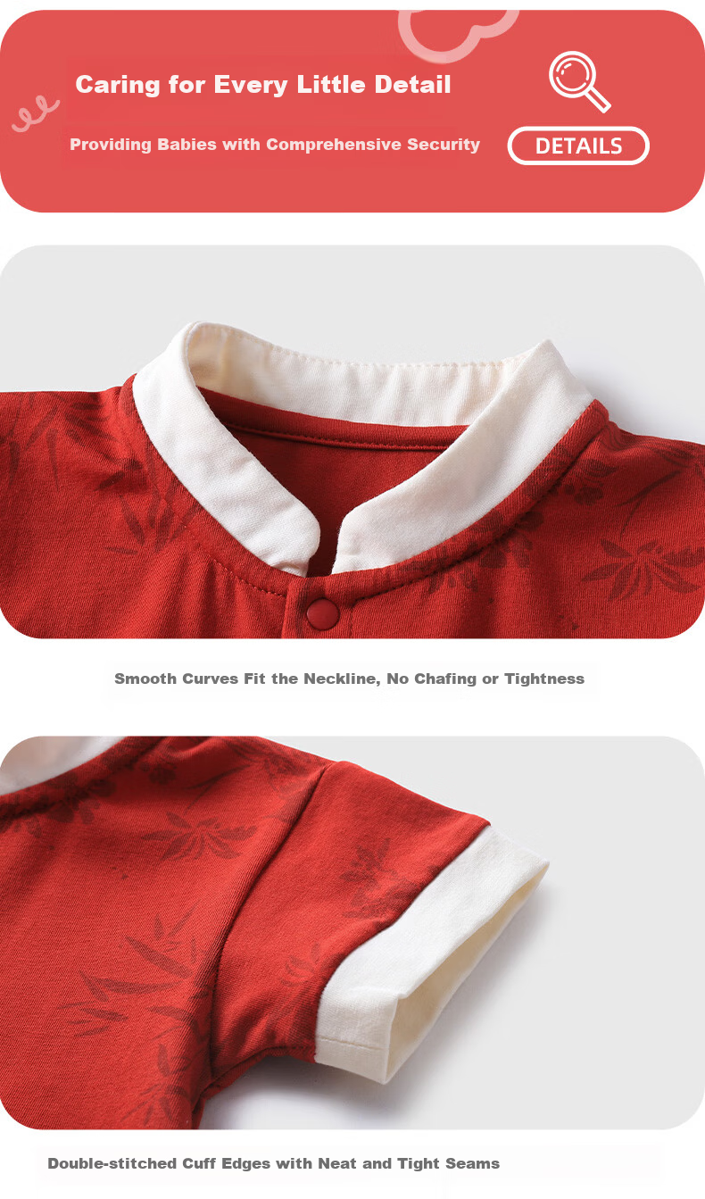 Youqi Infant Summer Lightweight Chinese Style Romper Baby Boy Full Moon 100 Days Chinese Tang Suit First Birthday 8