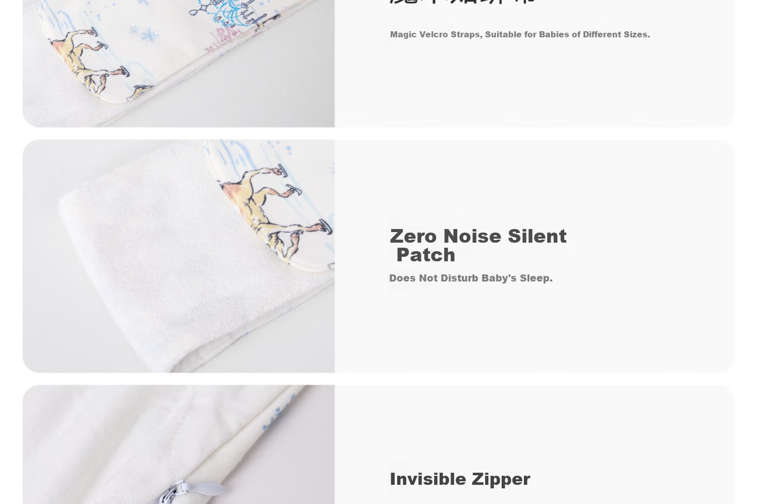 DOMIAMIA Baby Detachable Liner Swaddle Blanket Autumn Winter Newborn Universal Four Seasons Wrap 34