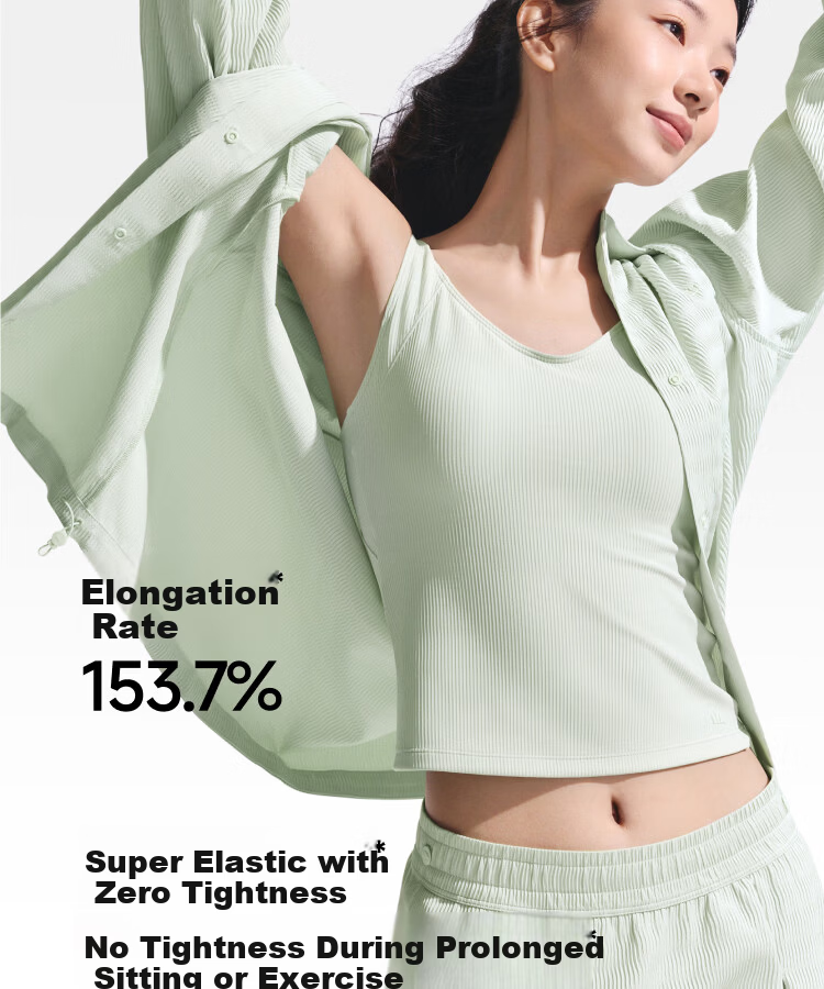 Beneunder Women's Outdoor Sports Hiking Sun Protection Water-Resistant Shirt UD012 Light Bud Green L 21