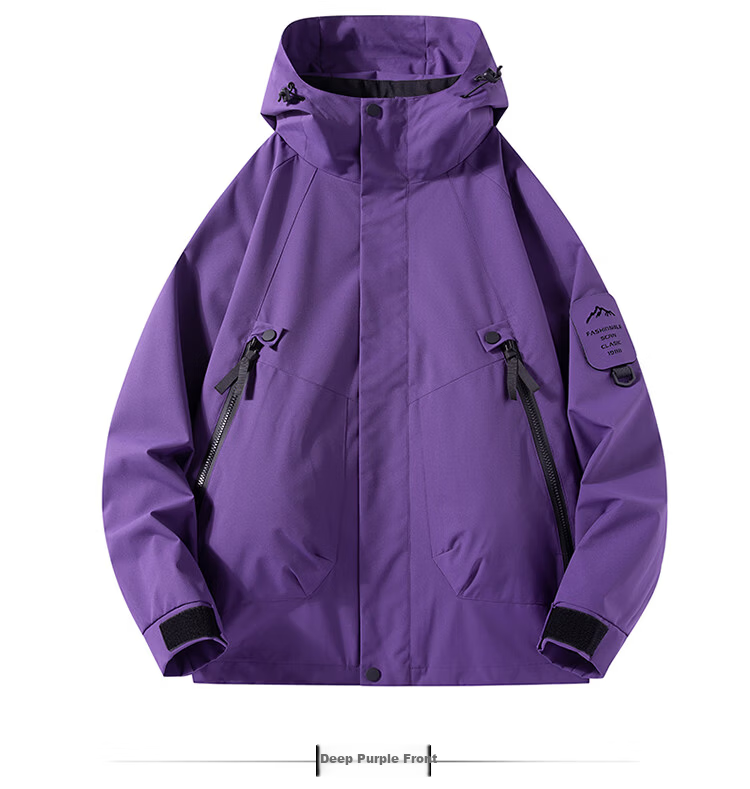 Romon Outdoor Hooded Softshell Jacket Unisex Spring Autumn Couple Dopamine Windproof Waterproof Mountaineering Coat 17