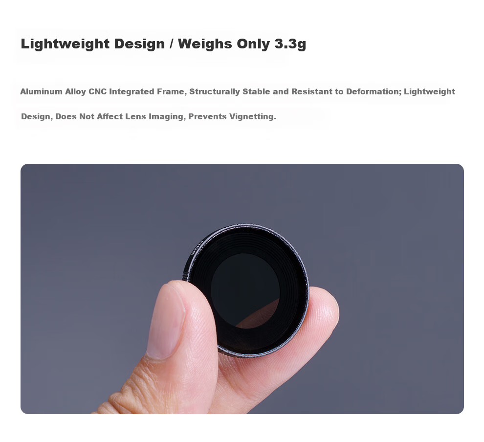 Kase DJI Osmo Nano Action Camera Accessory Filter ND8 Neutral Density Lens for Landscape Photography Long Exposure Time-lapse 6