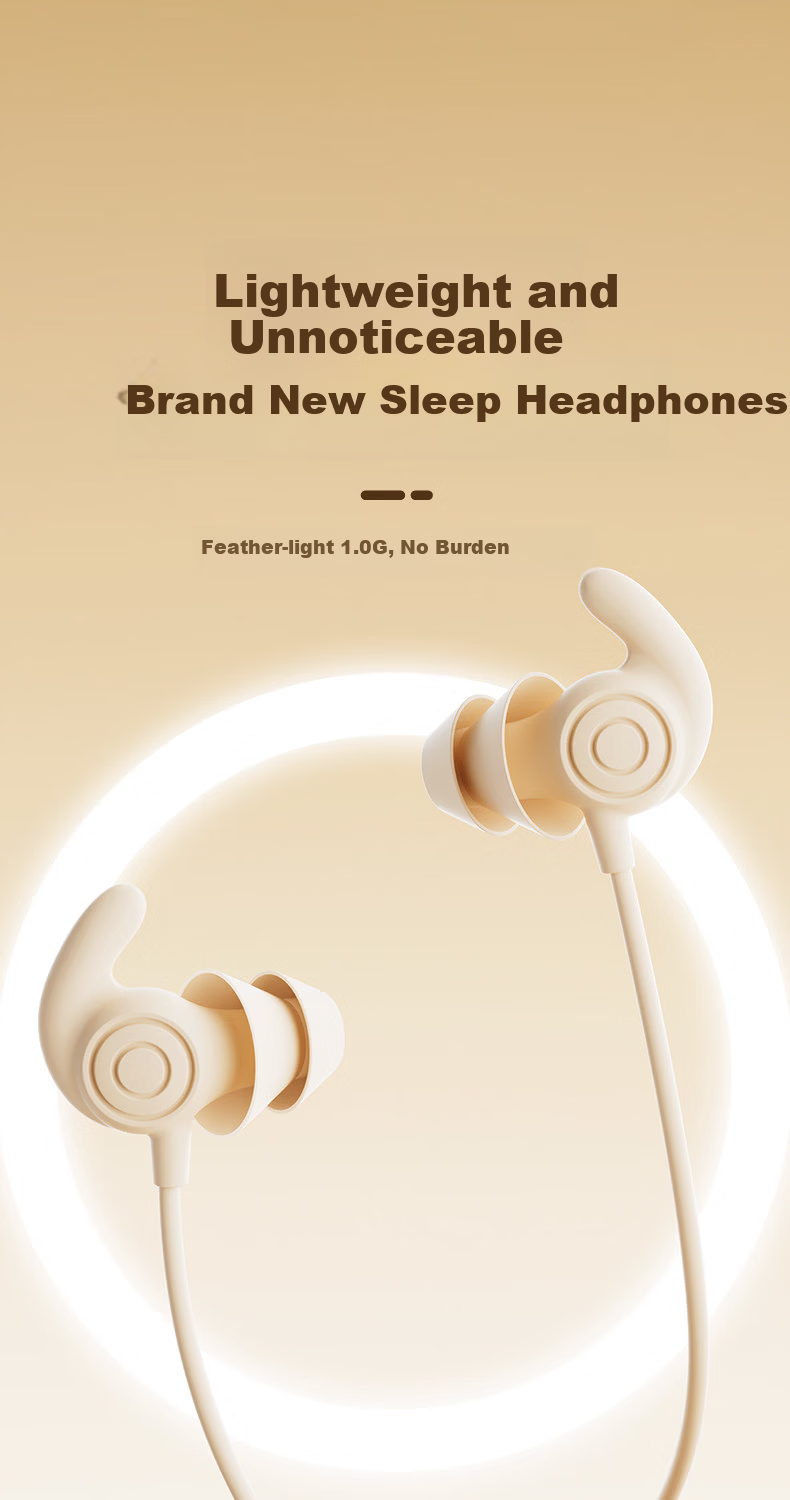 Zhiguozhe Sleep-Specific Wired Type-C Earphones Pain-Free Noise Cancelling Digital Audio Earbuds for Side Sleep Professional Sound Isolation 1