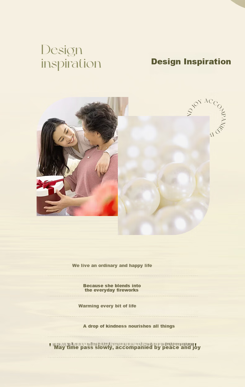 Zhenshang Silver China Gold Pearl Stud Earrings Pure Silver Jewelry Birthday Mother's Day Practical Gift for Mom S925 2