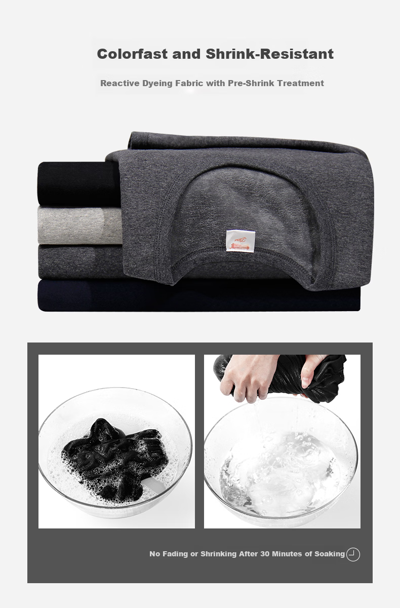 Hengyuanxiang [50W Best-Selling] Thermal Underwear for Men And Women, Fleece-Lined Thick Autumn Top And Bottom, Middle-Aged And Elderly Cotton Set 15