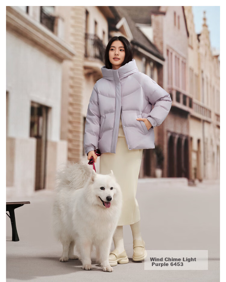 BOSIDENG Women's Winter Down Jacket Fashion Casual Thickened Hooded Coat B250245202 11