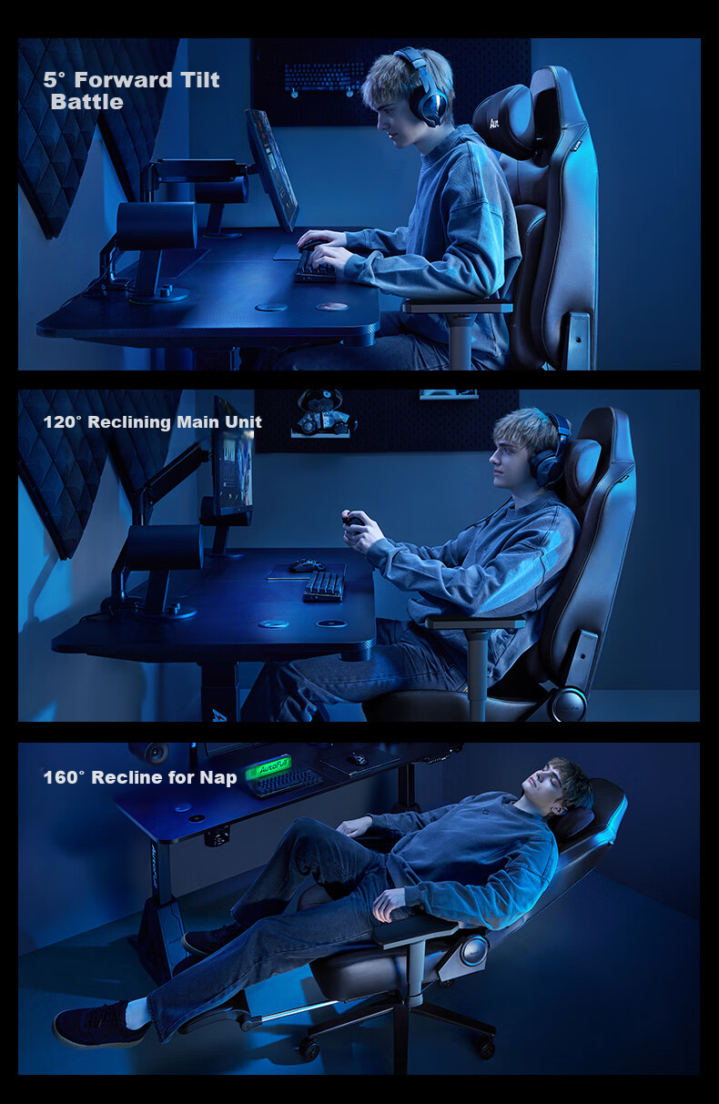 AutoFull [Recommended by NiKo] M6 Ventilated Gaming Chair, Ergonomic Chair, Computer Chair, Office Chair, Gaming Chair 9