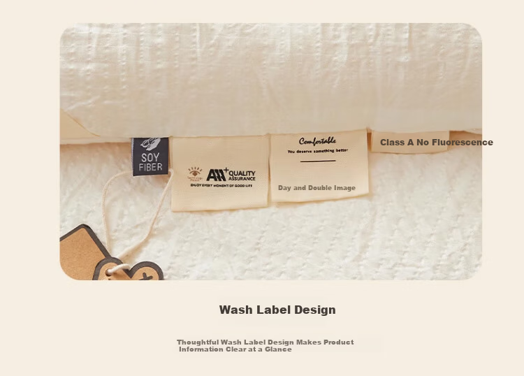 MUJI Class A Fabric Waffle 10% Soybean Quilt Four Seasons Autumn Winter Comforter Core Winter Cotton Quilt 200*230cm 6 Jin 18