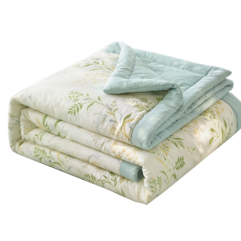 MUJI 100% Xinjiang Cotton Quilt, Pure Cotton Summer Cooling Quilt, 200x230cm