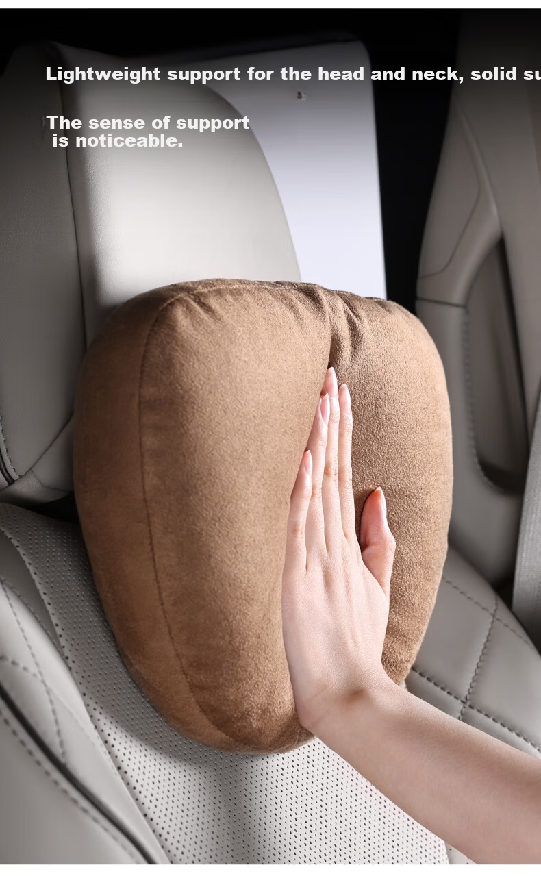 BIMLL Car Headrest Mercedes-Maybach S-Class Lumbar Support Soft Suede Car Pillow Universal for All Seasons 8