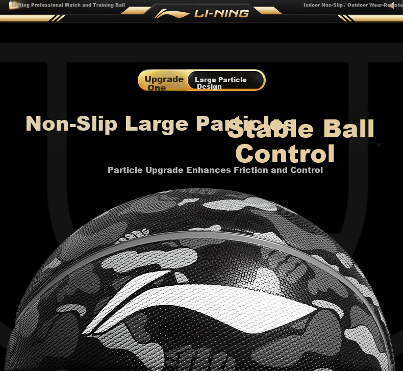 Li-Ning No.7 Basketball Adult Competition Youth Middle School Anti-Slip Wear-Resistant No.7 Children's Indoor Outdoor Basketball 7