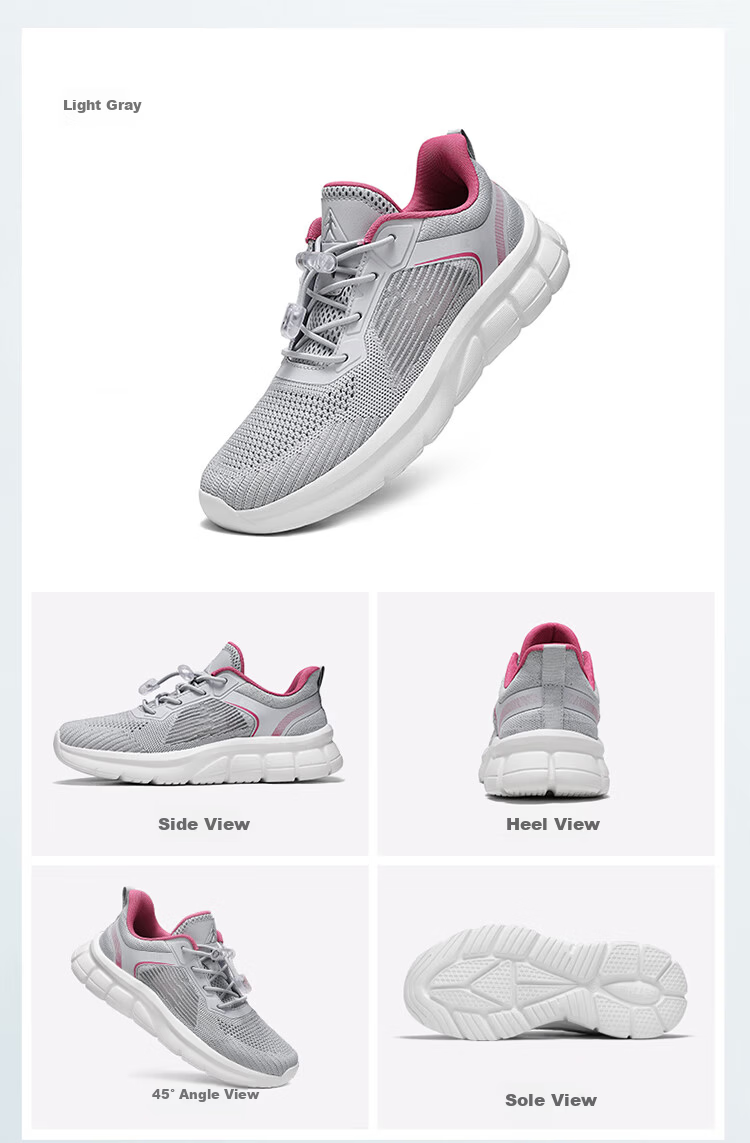 Zulijian Elderly Women's Shoes 2026 Slip-On Breathable Mesh Outdoor Non-Slip Sports Casual Shoes for Mom 8