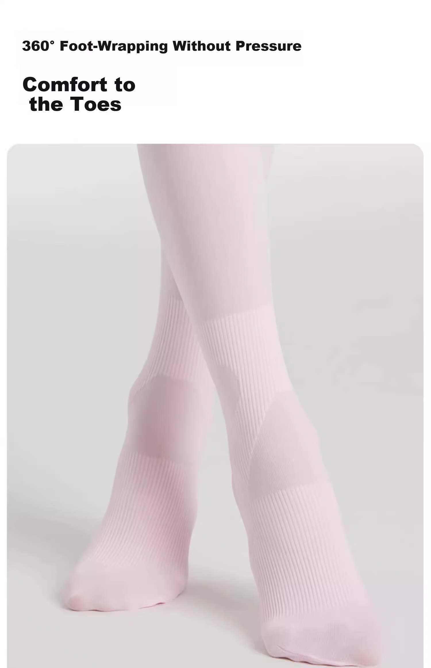 Dingguagua Children's Dance Tights Girls' Practice Pantyhose White Professional Stockings Thin Spring Summer 9