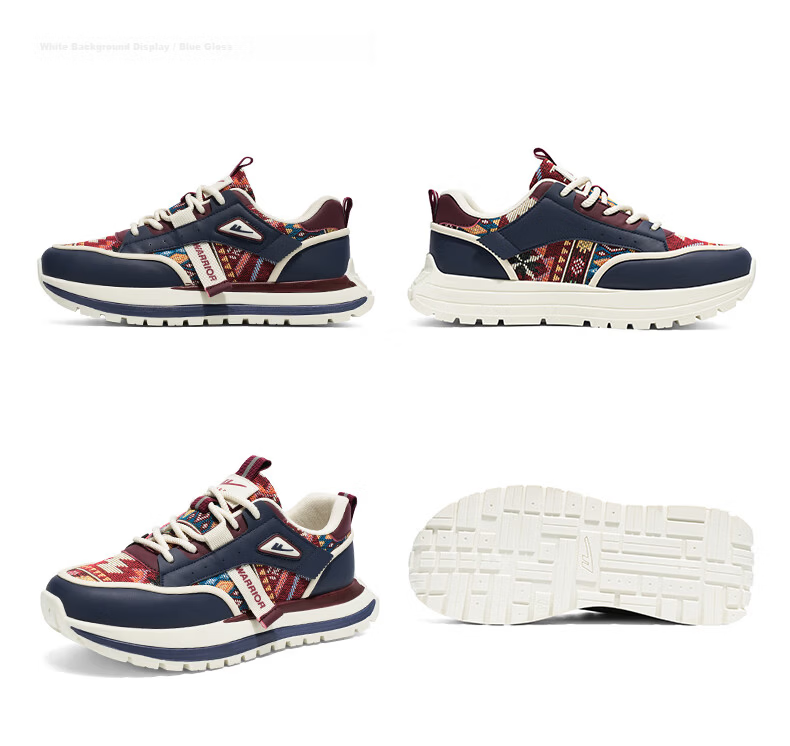 Warrior Men's Sneakers 2025 Summer New Sports Casual Shoes Versatile Thick Sole Height Increasing Shoes for Men Beige Color 39 23