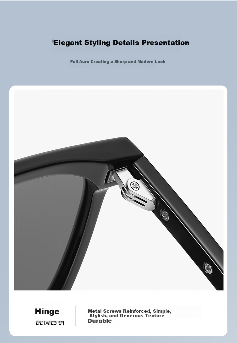 40,000 Kilometers Polarized Sunglasses Premium UV Protection Women's Shades GM Men's Square and Round Face Slimming Back to School 3