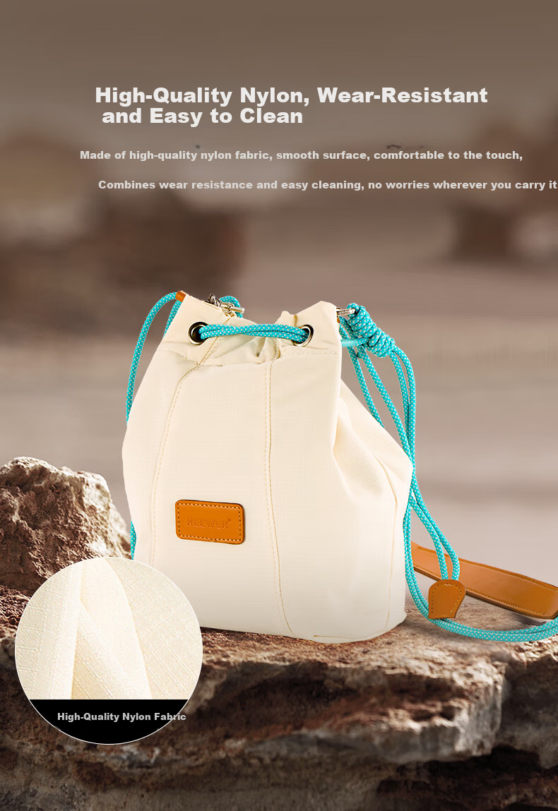 NEEWER Camera Bag, Drawstring Bag, Lucky Money Envelope, Crossbody Photography Shoulder Bag, Mirrorless Camera Inner Liner Bag, Fuji Canon Sony Digital Storage Bag, P Makeup Bag 7