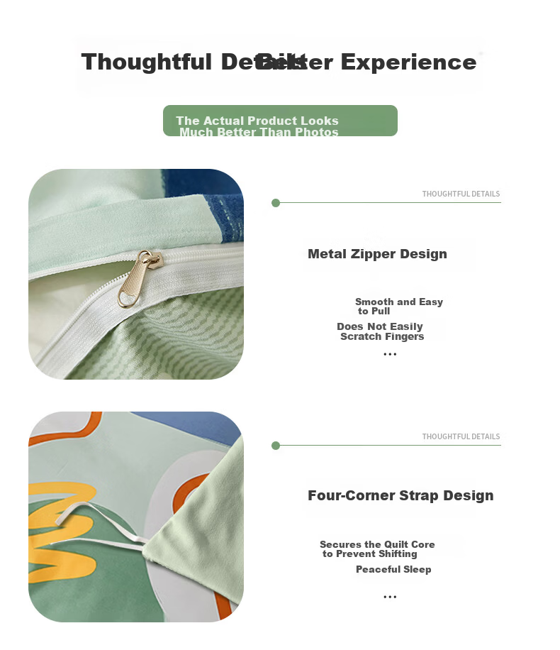 Grace Single Quilt Cover A-Class Antibacterial Thickened Quilt Cover Bedding Set Liuguang Impression 180*220cm 11