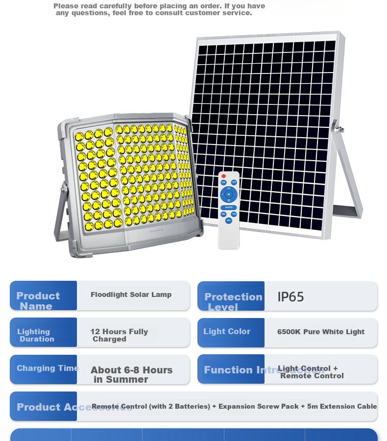 Royalstar Solar Garden Light Outdoor Home Street Lamp LED Waterproof Floodlight Outdoor Landscape Light 26