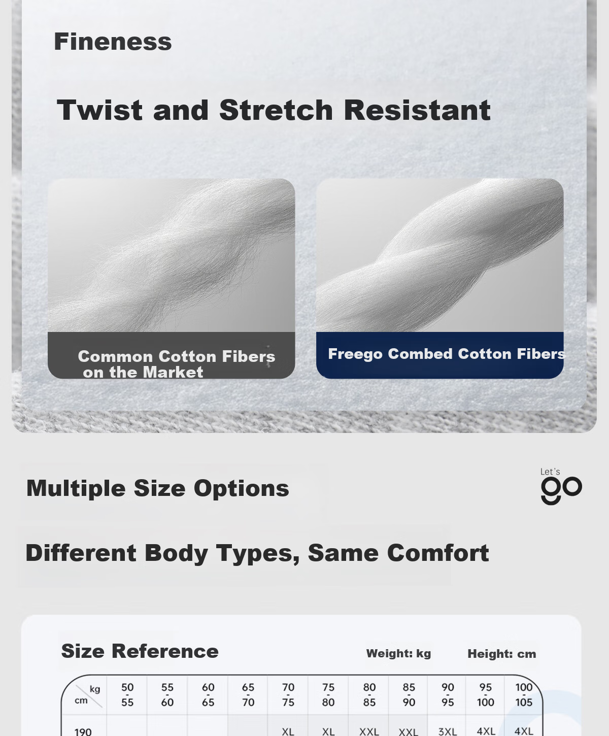 Freego Disposable Men's Cotton Boxer Briefs Sterilized Travel Portable Wash-Free Daily Use Plus Size 4XL 9-Pack White 4